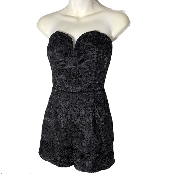 DO+BE Pants - Do & Do black sleeveless romper size Small